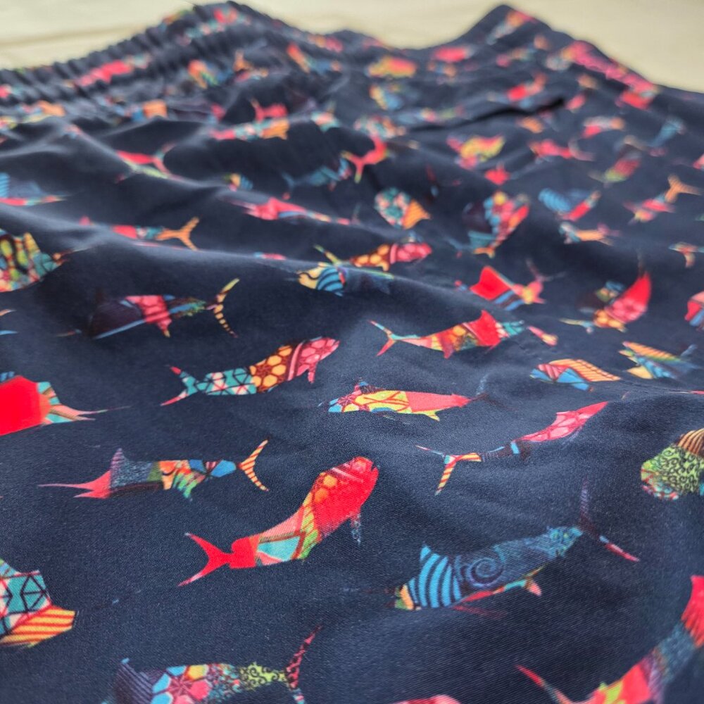 SCSLES Multi Colored Fish Shorts - Picture 9 of 9